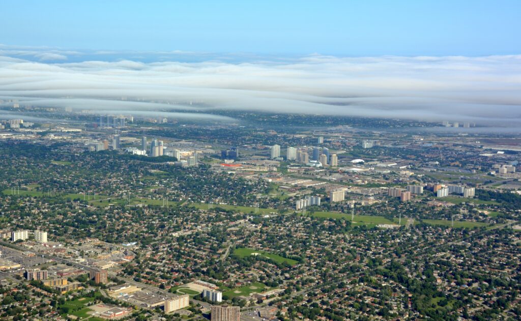 Scarborough Toronto region aerial image